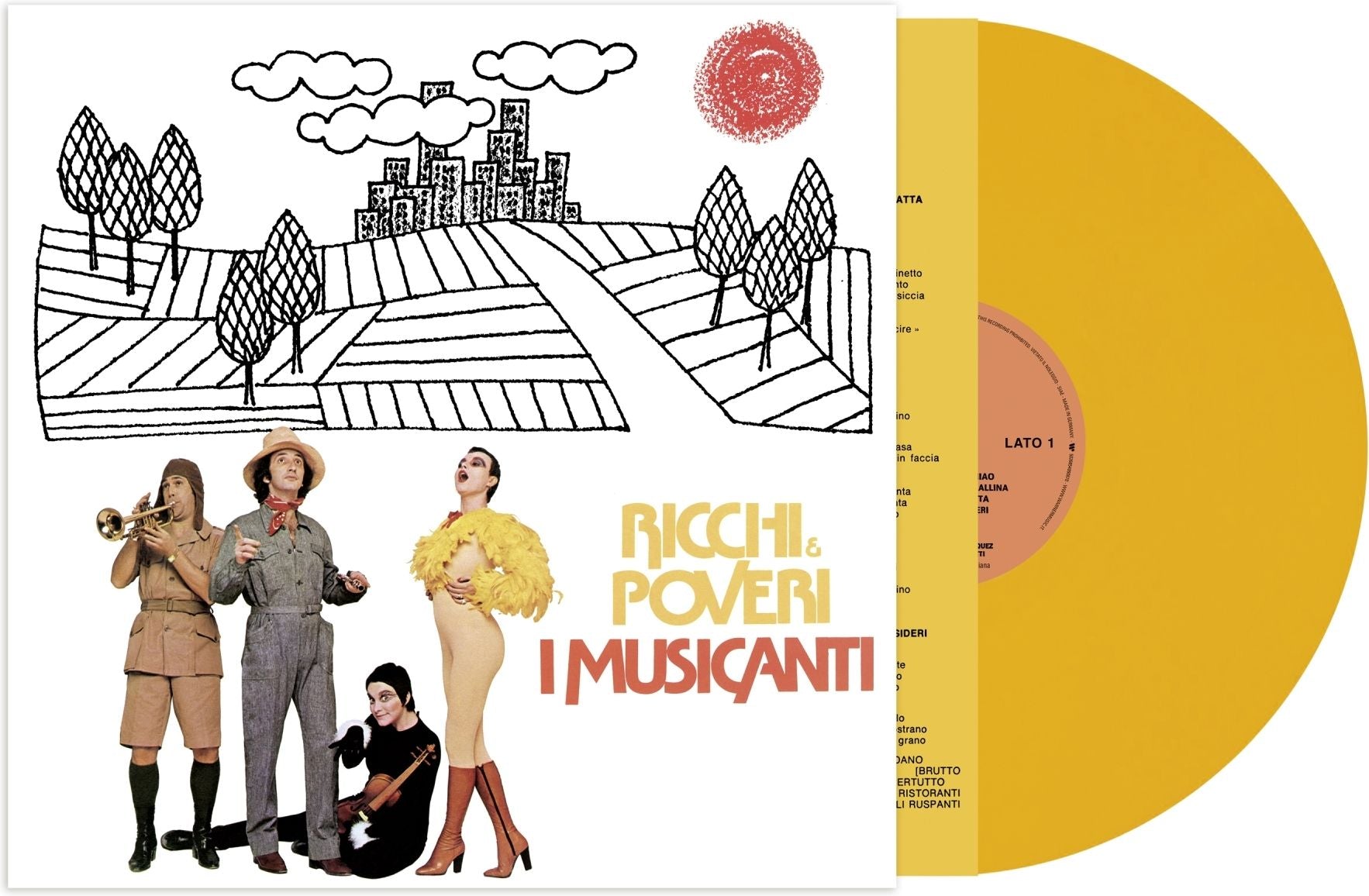 Vinile Ricchi & Poveri - I Musicanti (Yellow Vinyl)
