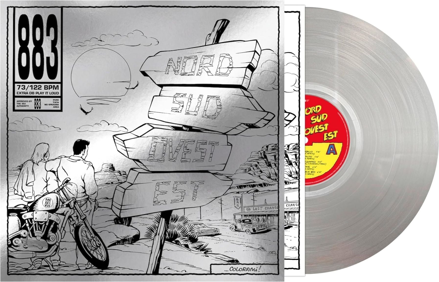 Vinile 883 - Nord Sud Ovest Est (Crystal Vinyl)