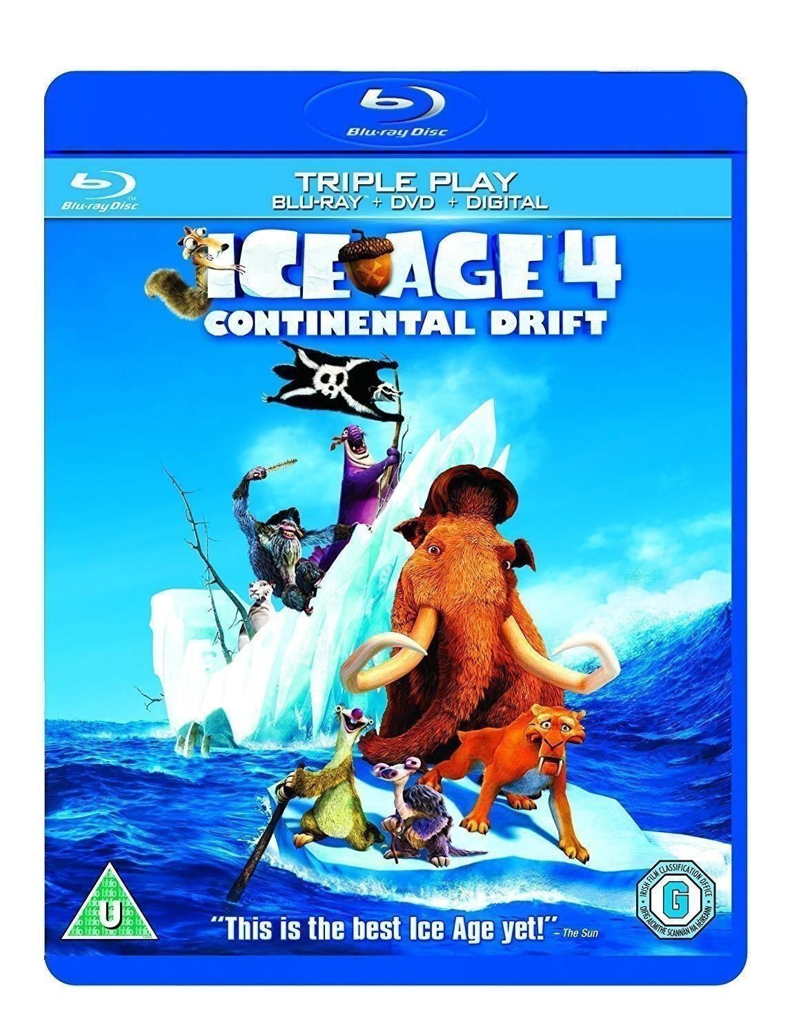 Blu-Ray Ice Age 4: Continental Drift - Triple Play