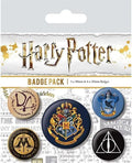 Merchandising Harry Potter: Pyramid - Hogwarts (Pin Badge Pack / Set Spille)