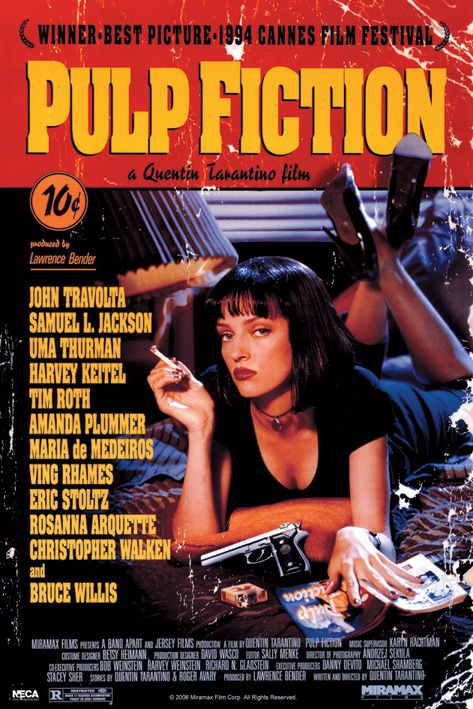 Merchandising Pulp Fiction: Cover (Poster 61X91,5 Cm)