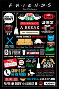 Merchandising Friends: Pyramid - Infographic (Poster Maxi 61X91,5 Cm)