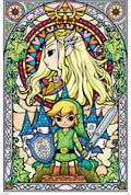 Merchandising Nintendo: Pyramid - The Legend Of Zelda - Stained Glass (Poster Maxi 61X91,5 Cm)