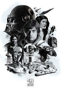Merchandising Star Wars: Pyramid - 40Th Anniversary - Montage (Poster Maxi 61X91,5 Cm)