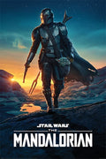 Merchandising Star Wars: Pyramid - The Mandalorian - Nightfall (Poster Maxi 61X91,5 Cm)