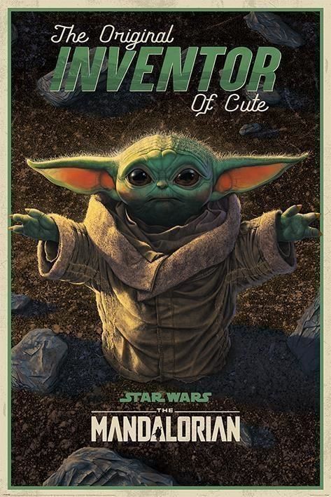 Merchandising Star Wars: Pyramid - The Mandalorian: Pyramid - The Original Inventor Of Cute (Poster Maxi 61X91,5 Cm)
