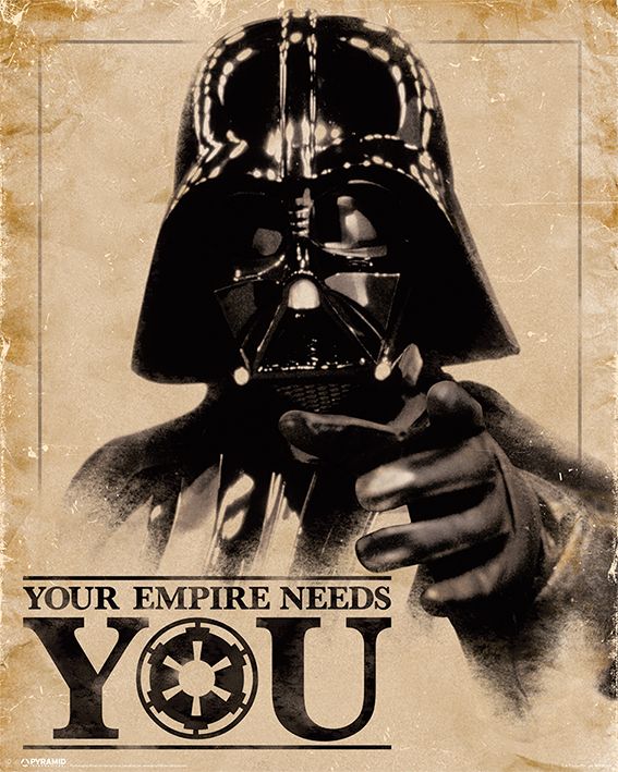 Merchandising Star Wars: Pyramid - Classic - Your Empire Needs You (Poster Mini 40x50 Cm)