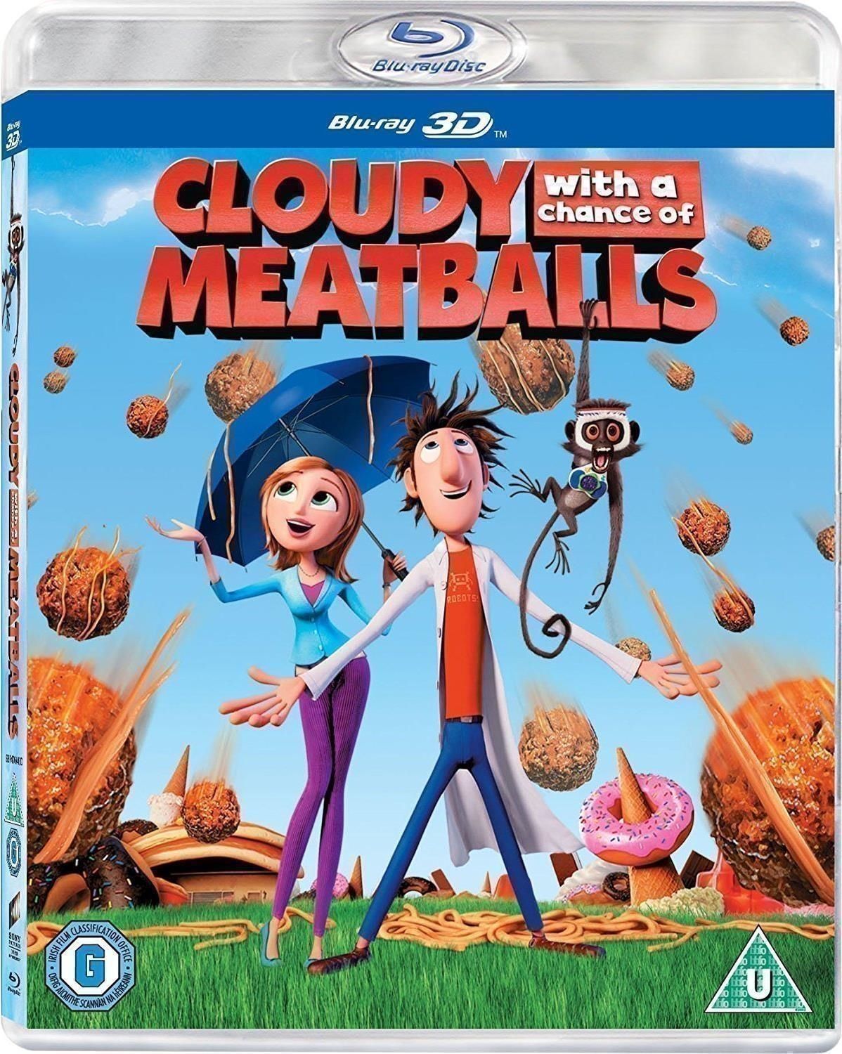 Blu-Ray Cloudy With A Chance Of Meatballs (3D)