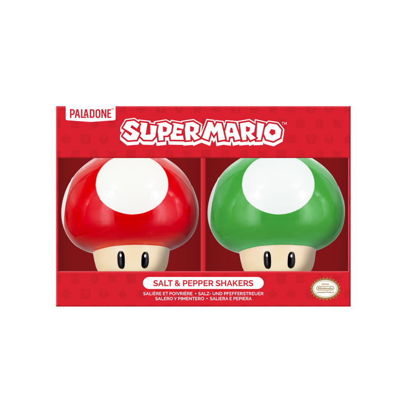 Merchandising Nintendo: Paladone - Super Mario - Mushroom Salt And Pepper