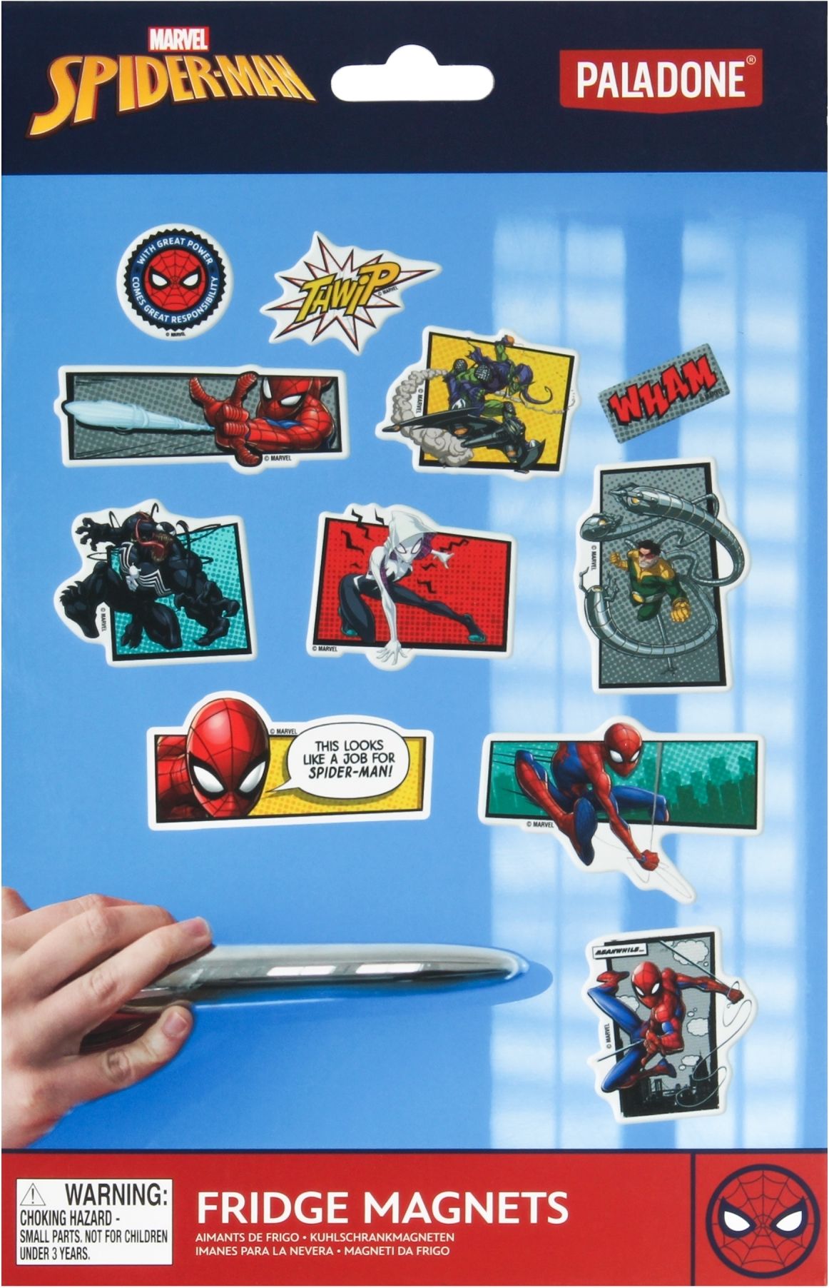 Merchandising Marvel: Paladone - Spider-Man Fridge Magnets