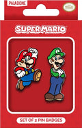 Merchandising Nintendo: Paladone - Super Mario Set Of 2 Enamel Pin Badges