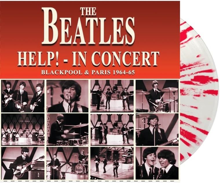 Vinile Beatles - Help! In Concert (White/Red Splatter Vinyl)