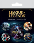 Merchandising League Of Legends: (Badge Pack)
