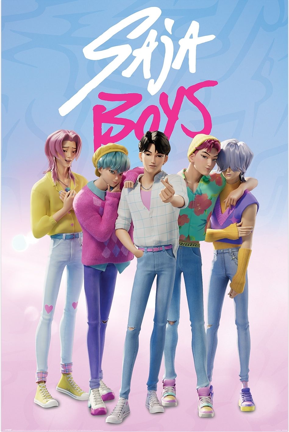 Merchandising K-Pop Demon Hunters: Saja Boys Maxi Poster
