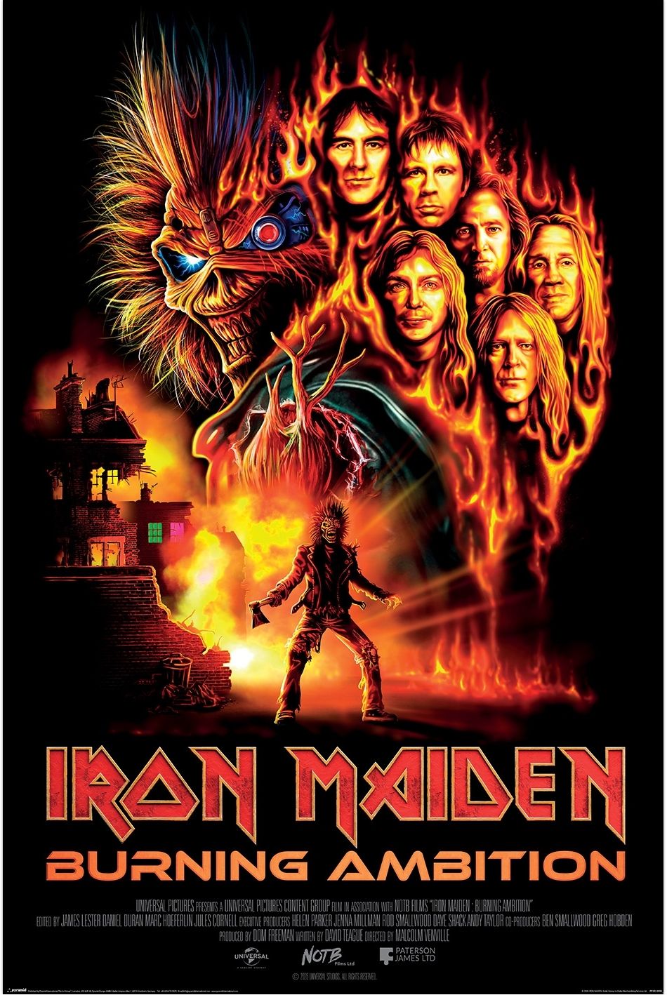 Merchandising Iron Maiden (Burning Ambition) Maxi Poster