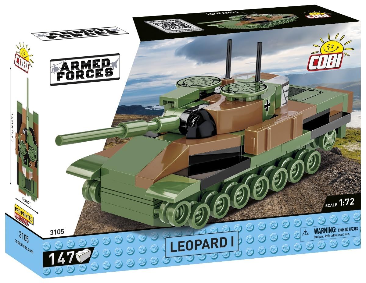Merchandising Cobi: Historical Collection - Tanks 1:72 Series 2 - Leopard I (147 Pz.)