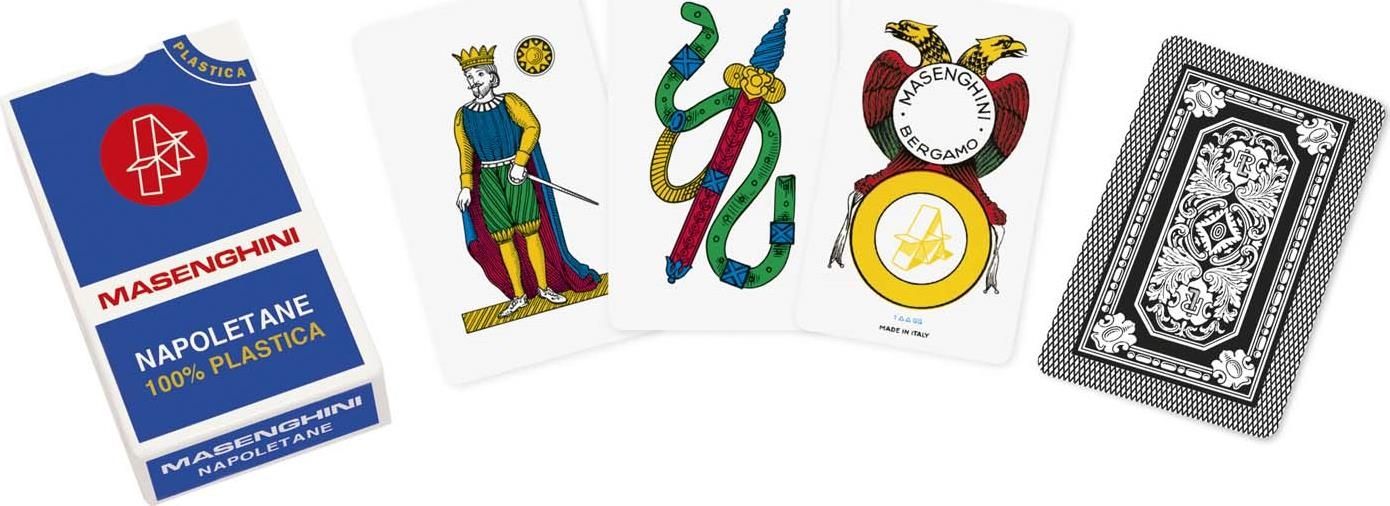 Merchandising Masenghini: Carte Da Gioco Napoletane 37 Plastica