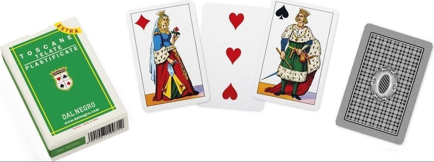 Merchandising Dal Negro: Carte Da Gioco Toscane Verdi Extra