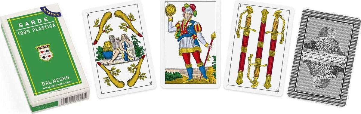 Merchandising Dal Negro: Carte Da Gioco Sarde 99 Plastica