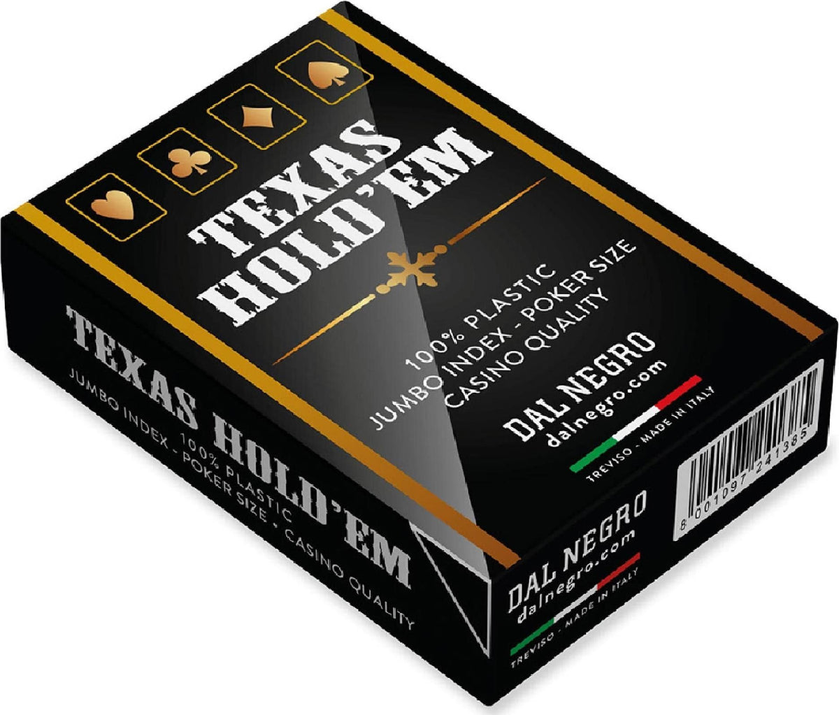 Merchandising Dal Negro: Texas Hold'Em Nero Casino Quality