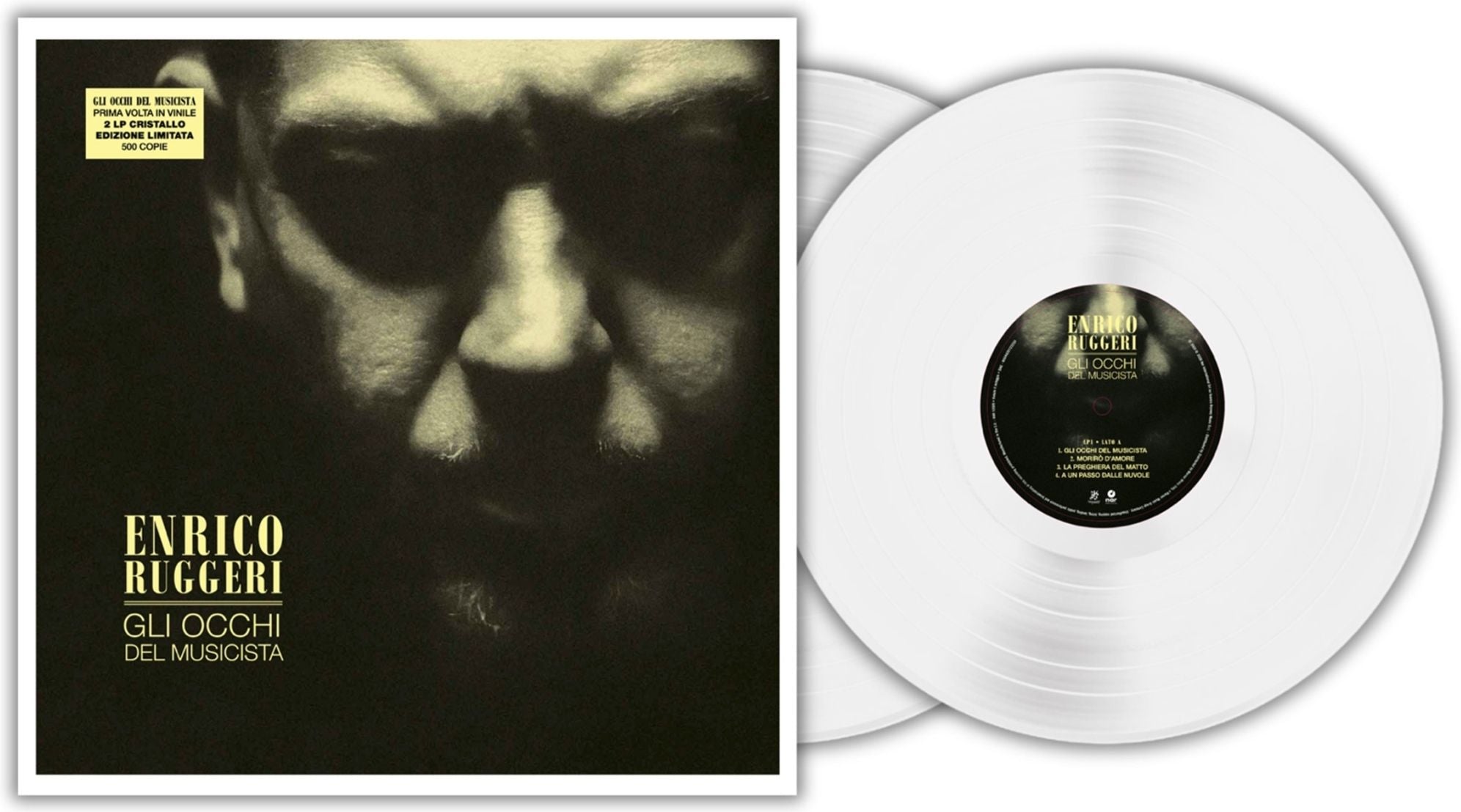 Vinile Enrico Ruggeri - Gli Occhi Del Musicista (Crystal Clear Vinyl) (2 Lp)