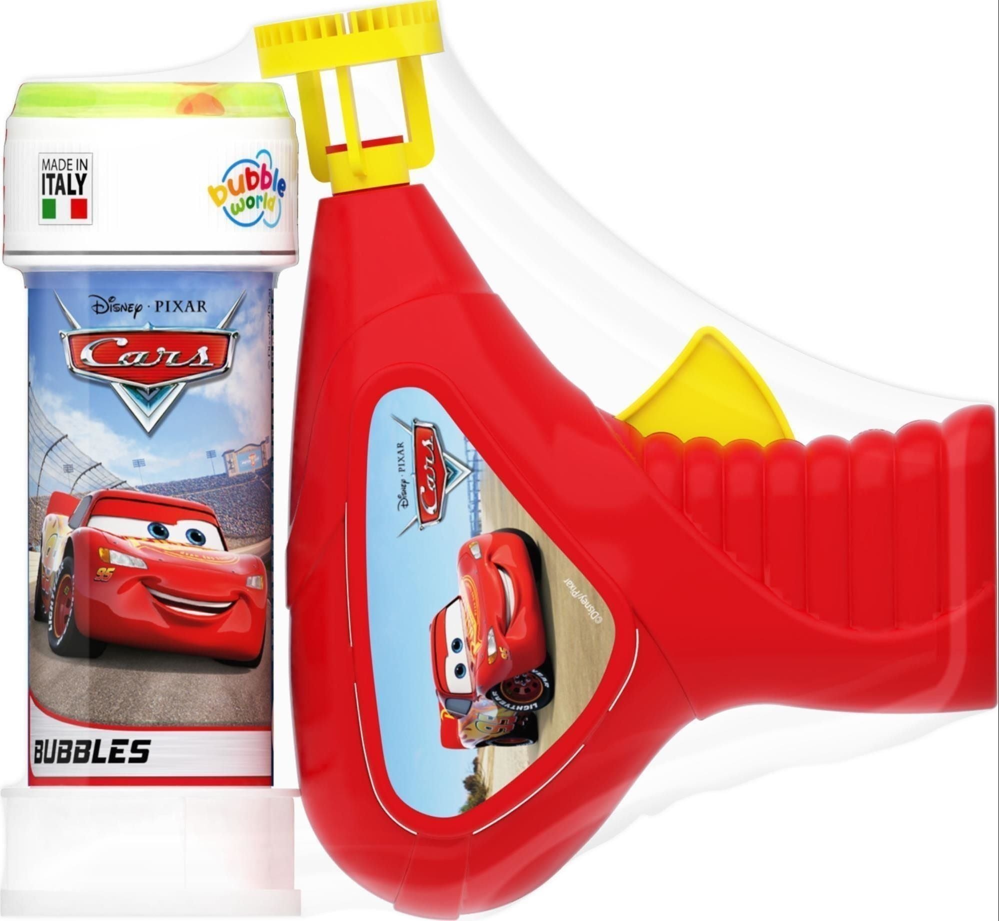 Merchandising Dulcop Bolle Di Sapone - Pistola Bolle Meccanica Piccola - Cars (Shrink-Film)