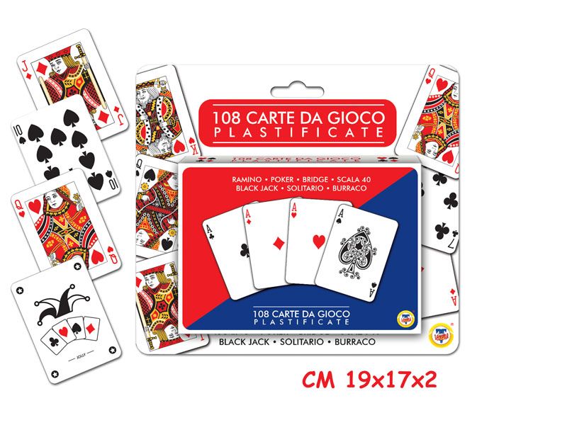 Merchandising Teorema: Carte Da Gioco Poker Da 54 Pz