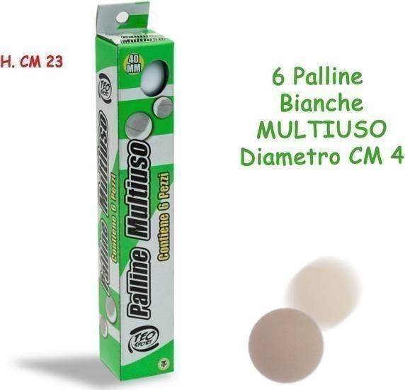 Merchandising Teorema: Teosport - Palline Multiuso 40Mm 6Pz