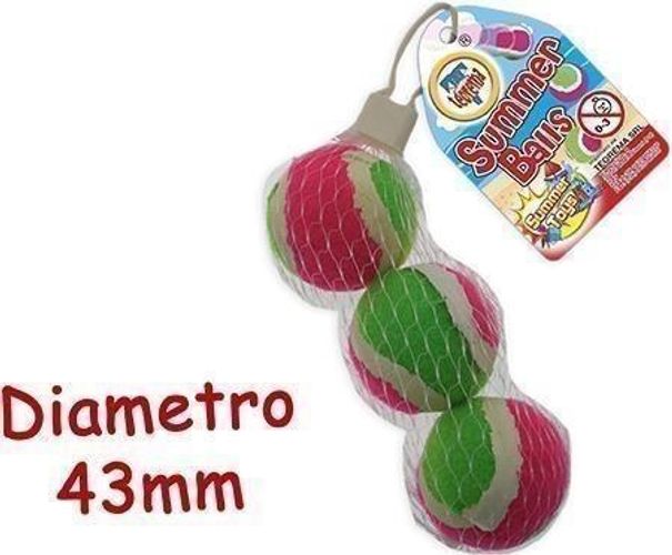 Merchandising Teorema: Teo's - Palline Racchettoni 3 Pz In Rete Rete