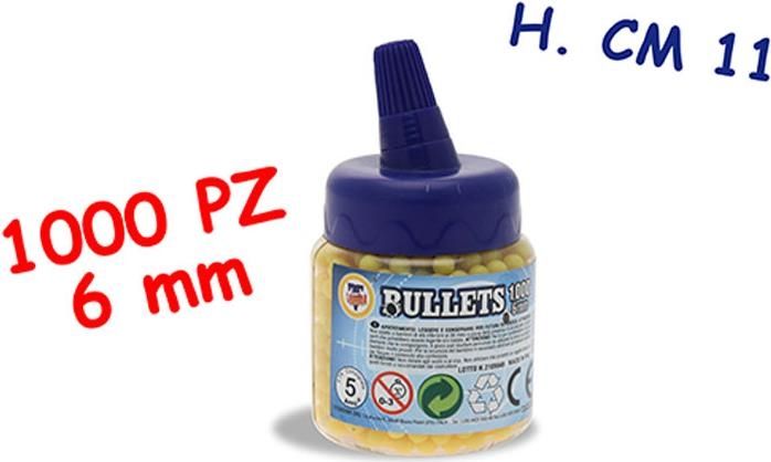 Merchandising Teorema: Teo's - Pallini Biberon 1000 Pz 6 Mm Con Dosatore 11 Cm 11