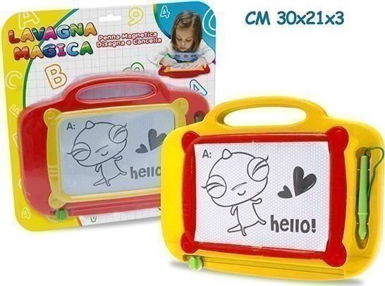 Merchandising Teorema: Plastiart - Lavagna Magica Con Penna Magnetica 2 Colori