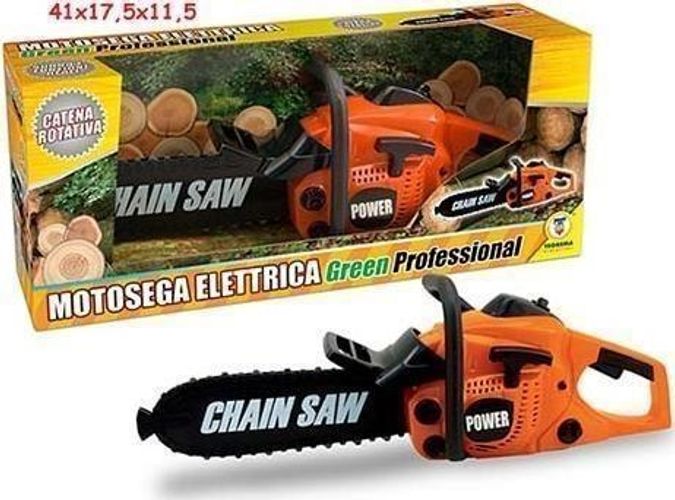 Merchandising Teorema: Teo's - Taglialegna Motosega B/O Suoni Reali - Open Touch Box