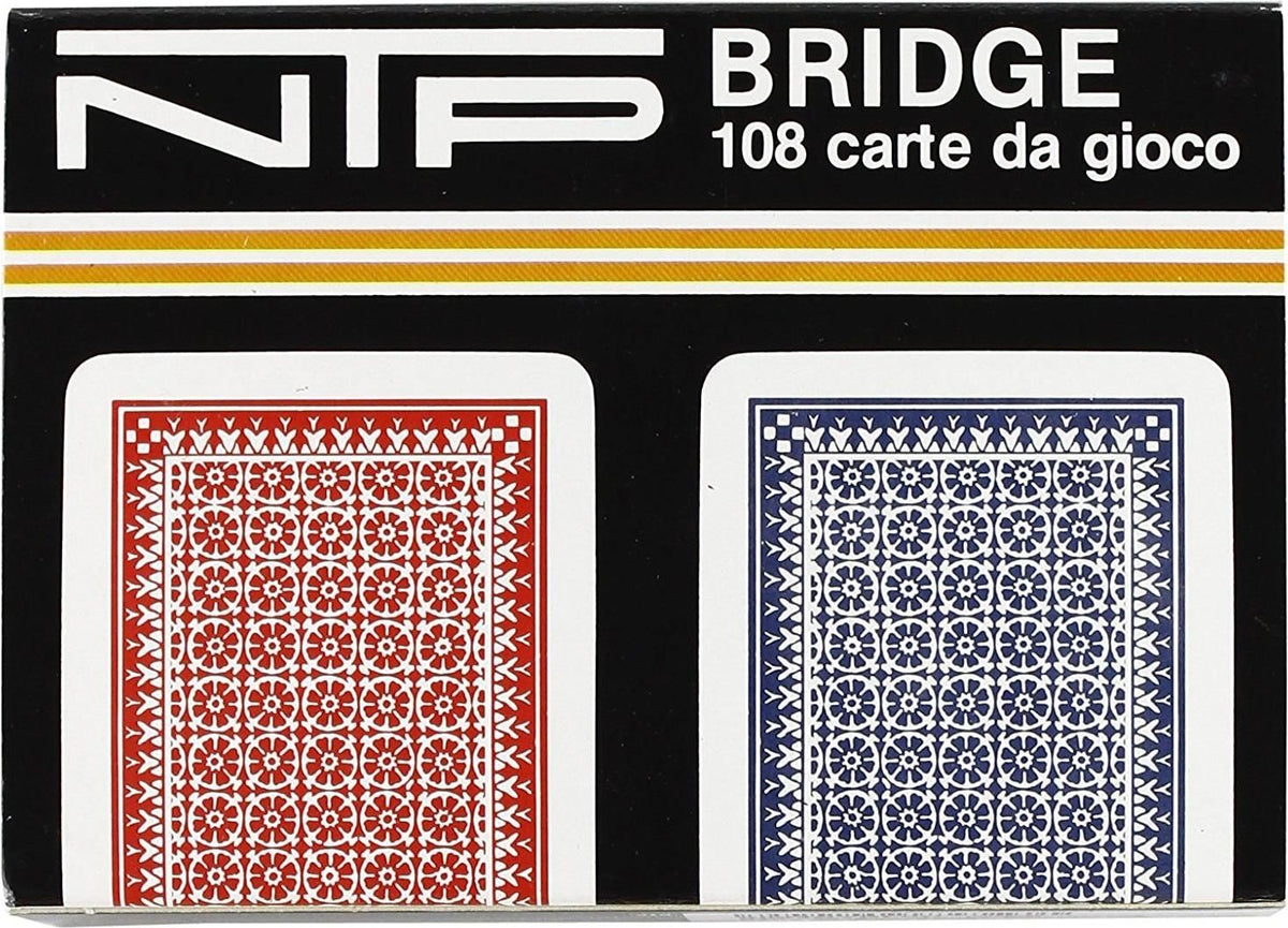 Merchandising NTP: Carte Da Gioco Bridge 108 Carte Pvc