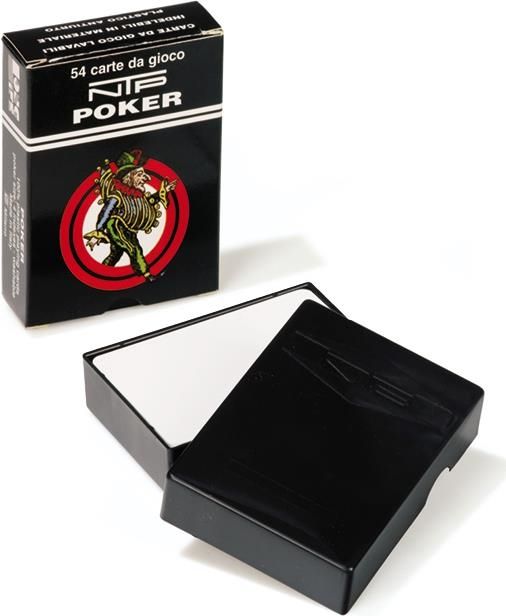 Merchandising NTP: Carte Da Gioco Poker Bianco Pvc