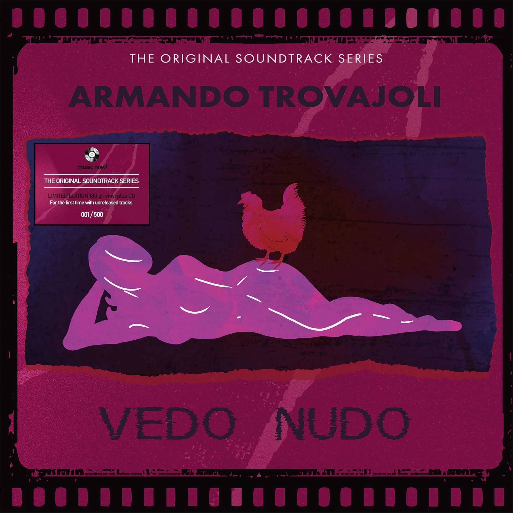 Vinile Armando Trovajoli - Vedo Nudo (180 Gr) (Transparent Purple Vinyl) (Lp + Cd)