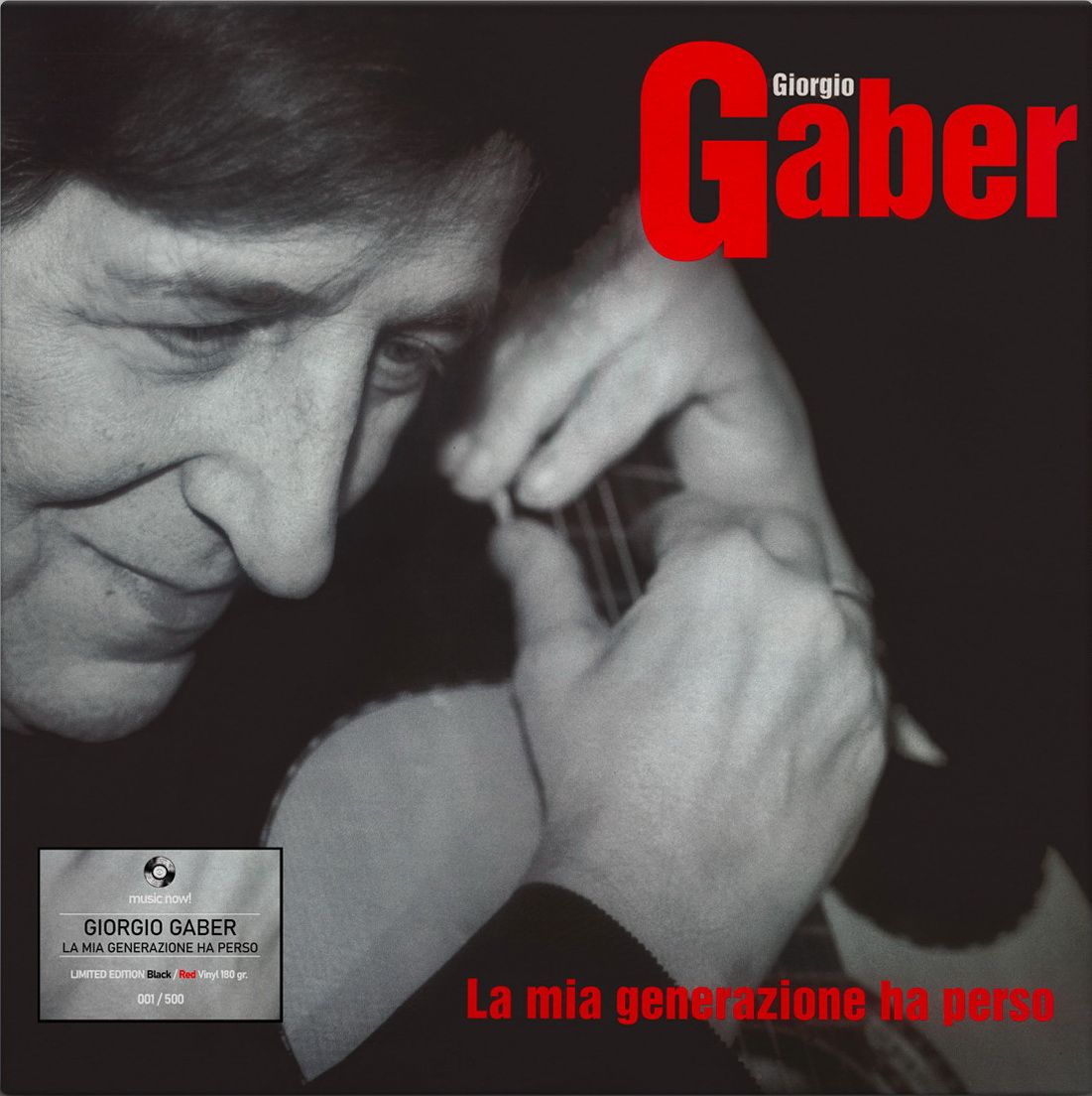 Vinile Giorgio Gaber - La Mia Generazione Ha Perso (Black/Red Vinyl) (2 Lp)