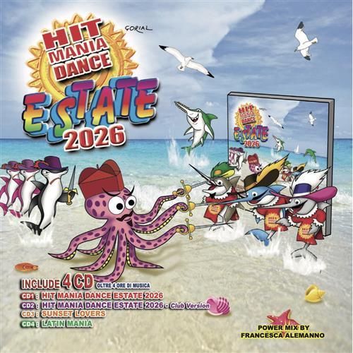 Audio Cd Hit Mania Dance Estate 2026 / Various (4 Cd)