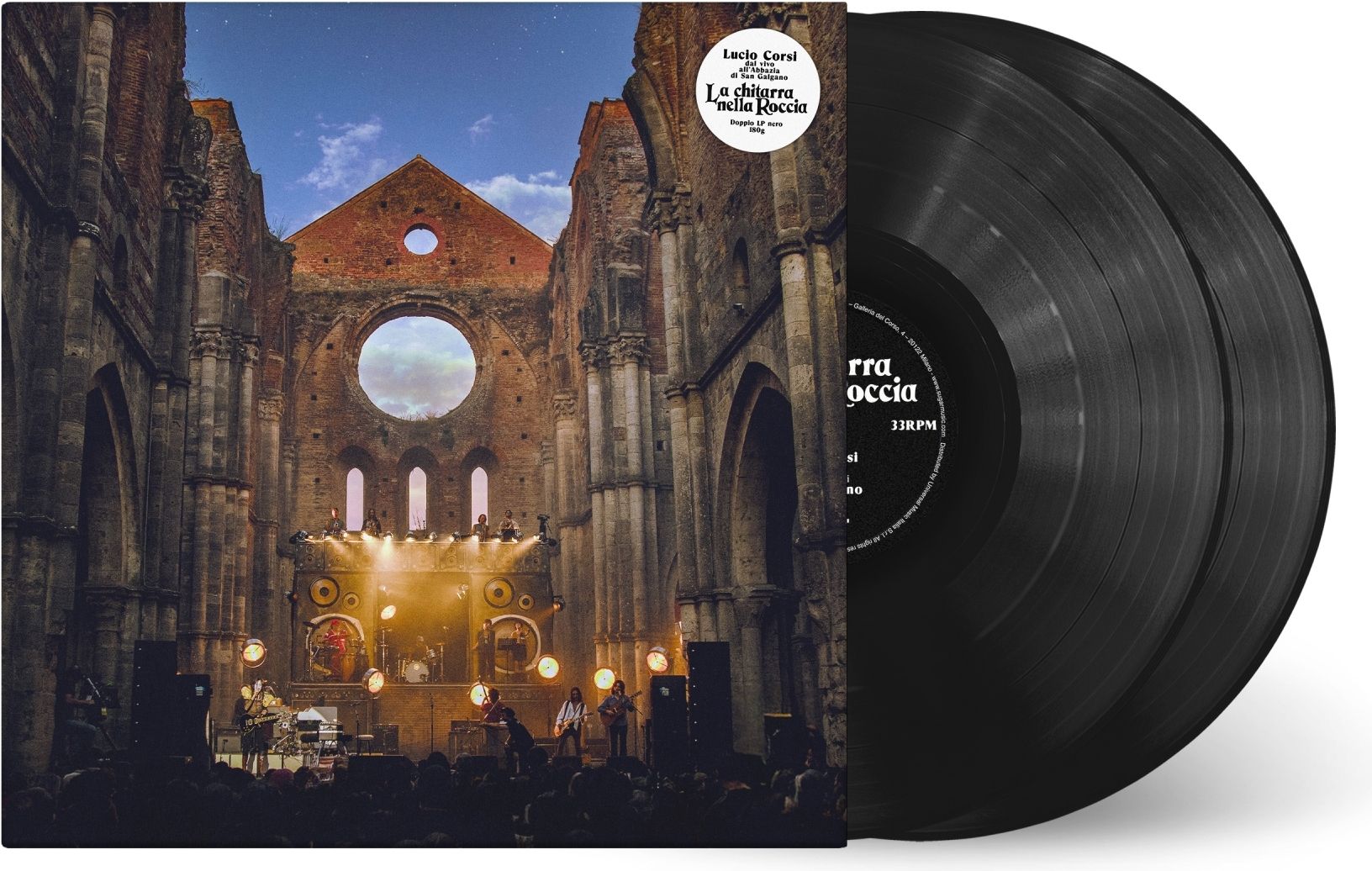 Vinile Lucio Corsi - La Chitarra Nella Roccia. Dal Vivo All'abbazia Di San Galgano (2 Lp)