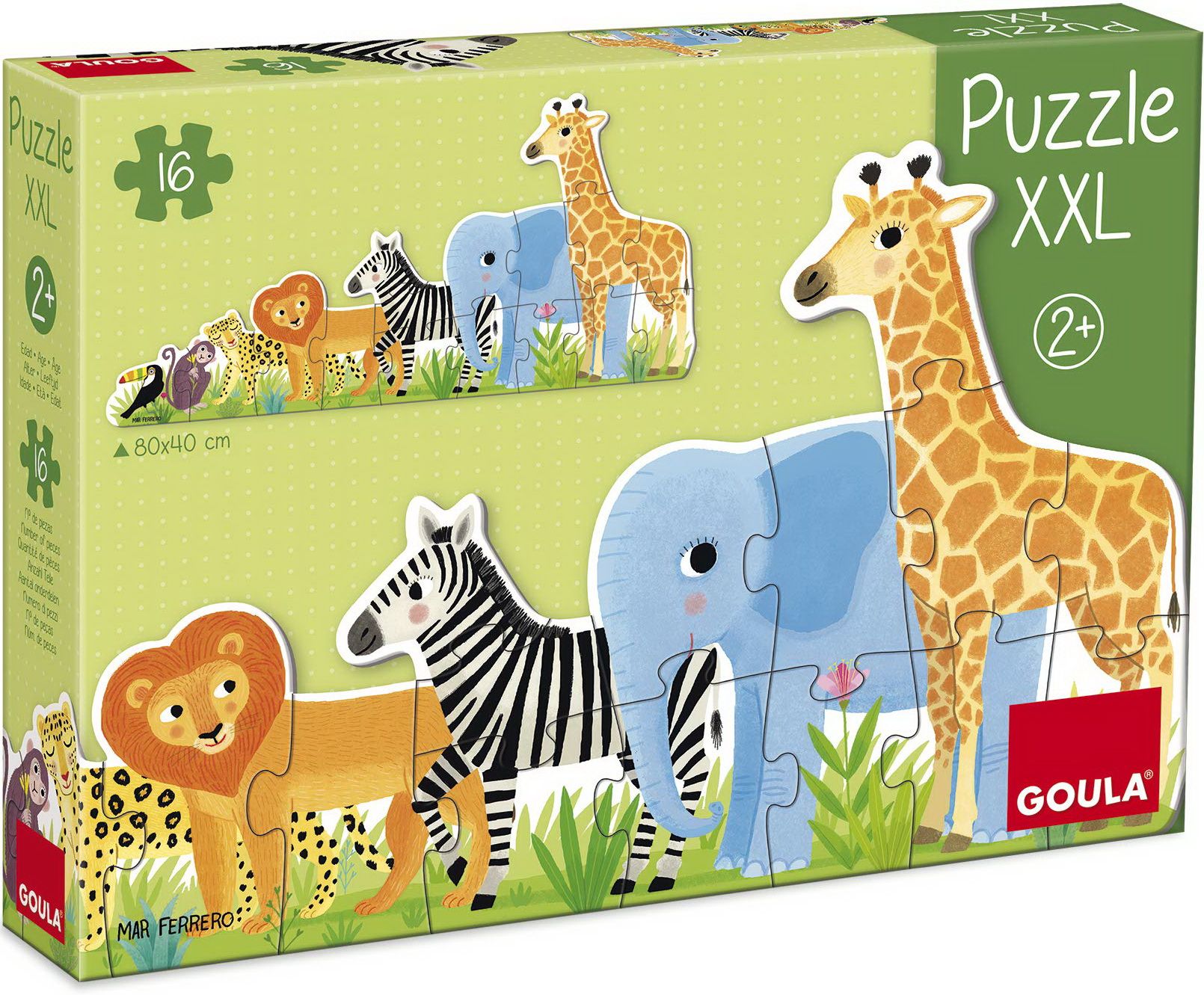 Merchandising Goula: Puzzle Xxl Selva, Da Piccolo A Grande