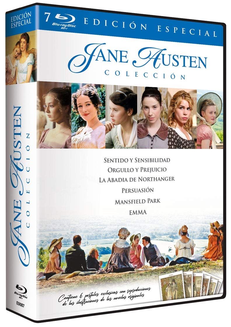 Blu-Ray Jane Austen Coleccion (Contiene 6 Postales Vintage)