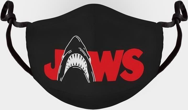 Merchandising Jaws: Adjustable Shaped Facemask (1 Pack) Black (Mascherina Protettiva)