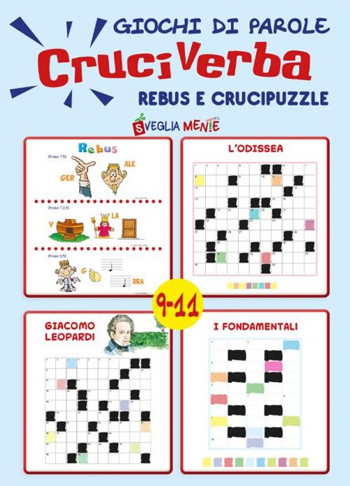 Libri Giochi Di Parole, Cruciverba. Rebus E Crucipuzzle 9-11 Anni